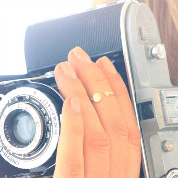 bague opened chip or argent ana-h fabrication artisanale france marseille