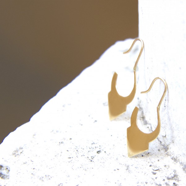 boucles d'oreilles calm or et argent bijou création artisanale ana-h marseille france