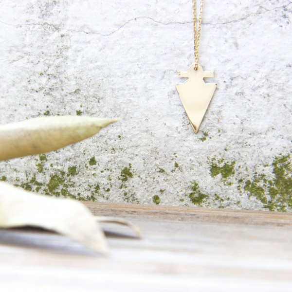collier vegetal femme or argent fabrication artisanale Ana-h france marseille